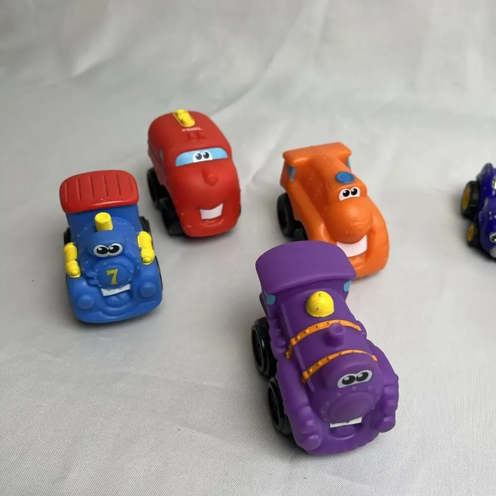 Lot of 8 Tonka CHUCK AND FRIENDS Diecast And Plastic Cars And Trains 2003/2008